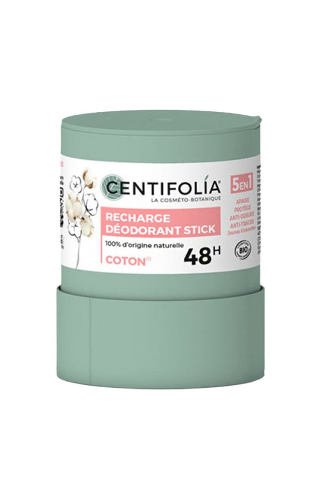 Recharge déodorant stick efficacité 48h bio - Fleur de coton - 50 g