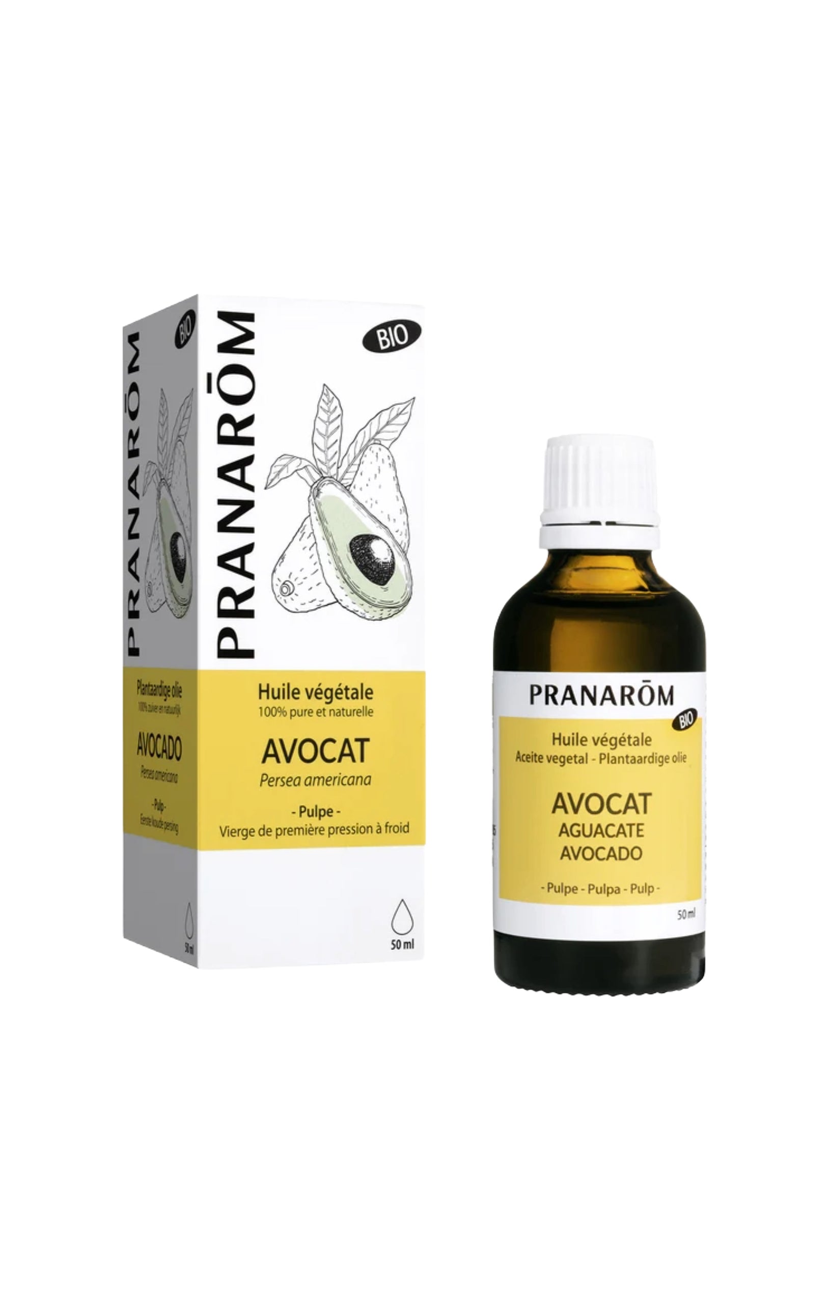 Huile végétale bio - Avocat - 50 ml