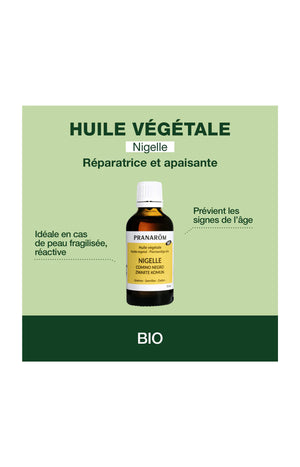 Huile végétale bio - Nigelle - 50 ml