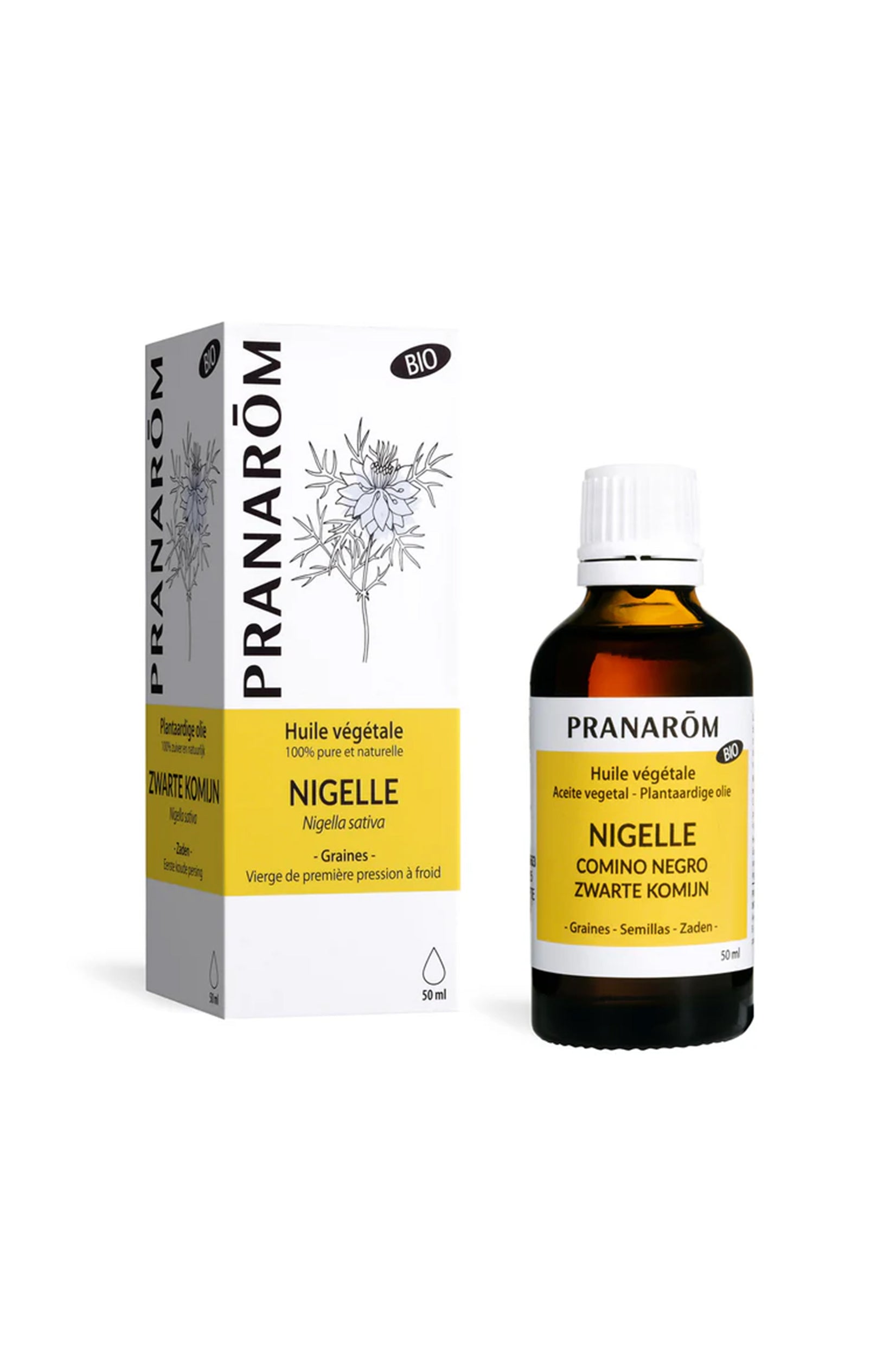 Huile végétale bio - Nigelle - 50 ml