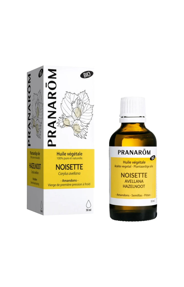 Huile végétale bio - Noisette - Peaux mixtes à grasses - 50 ml