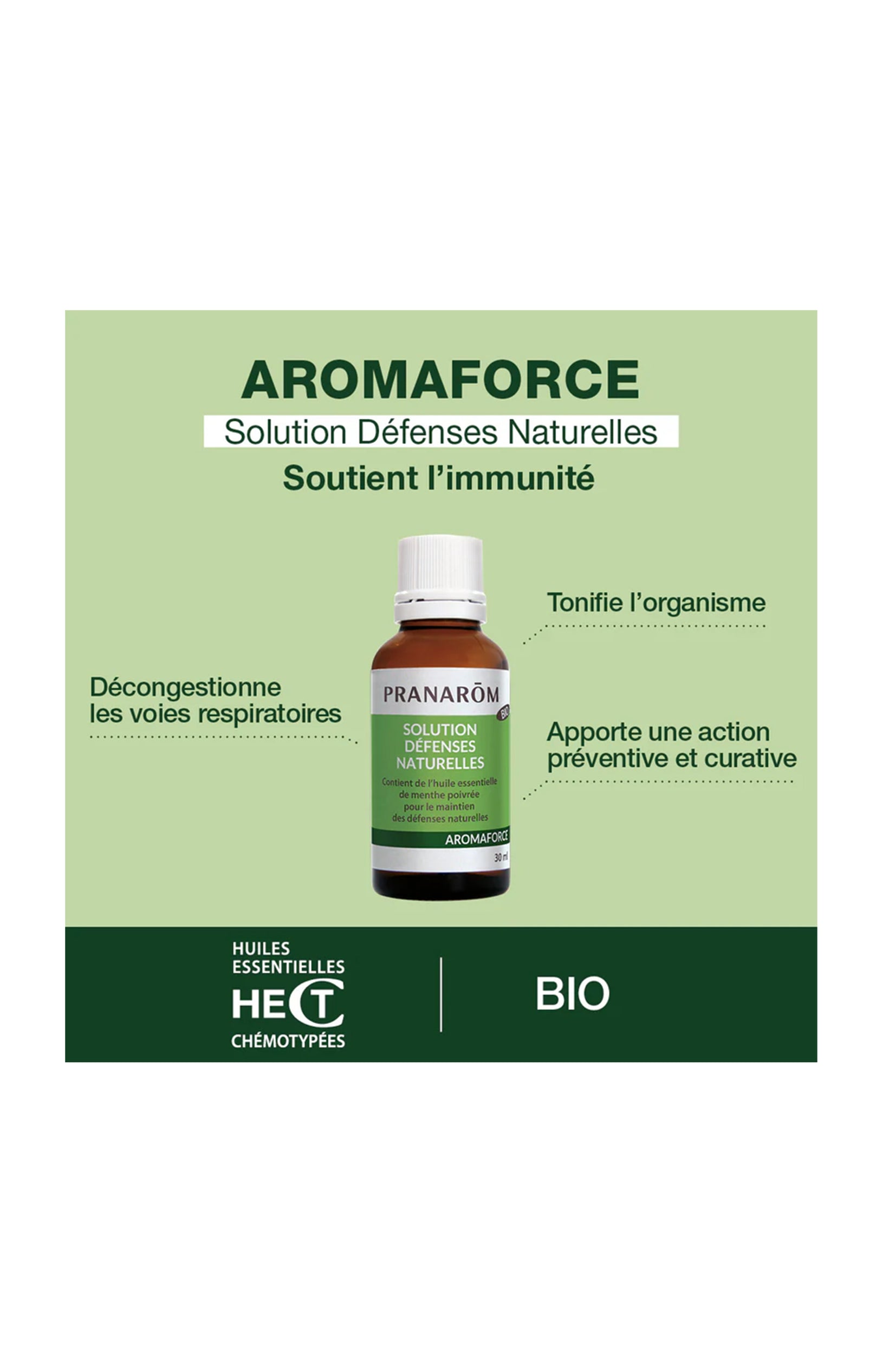 Solution défenses naturelles bio - Aromaforce - 30 ml