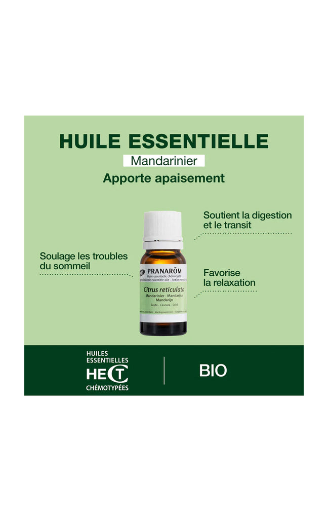 Huile essentielle bio - Mandarinier - 10 ml