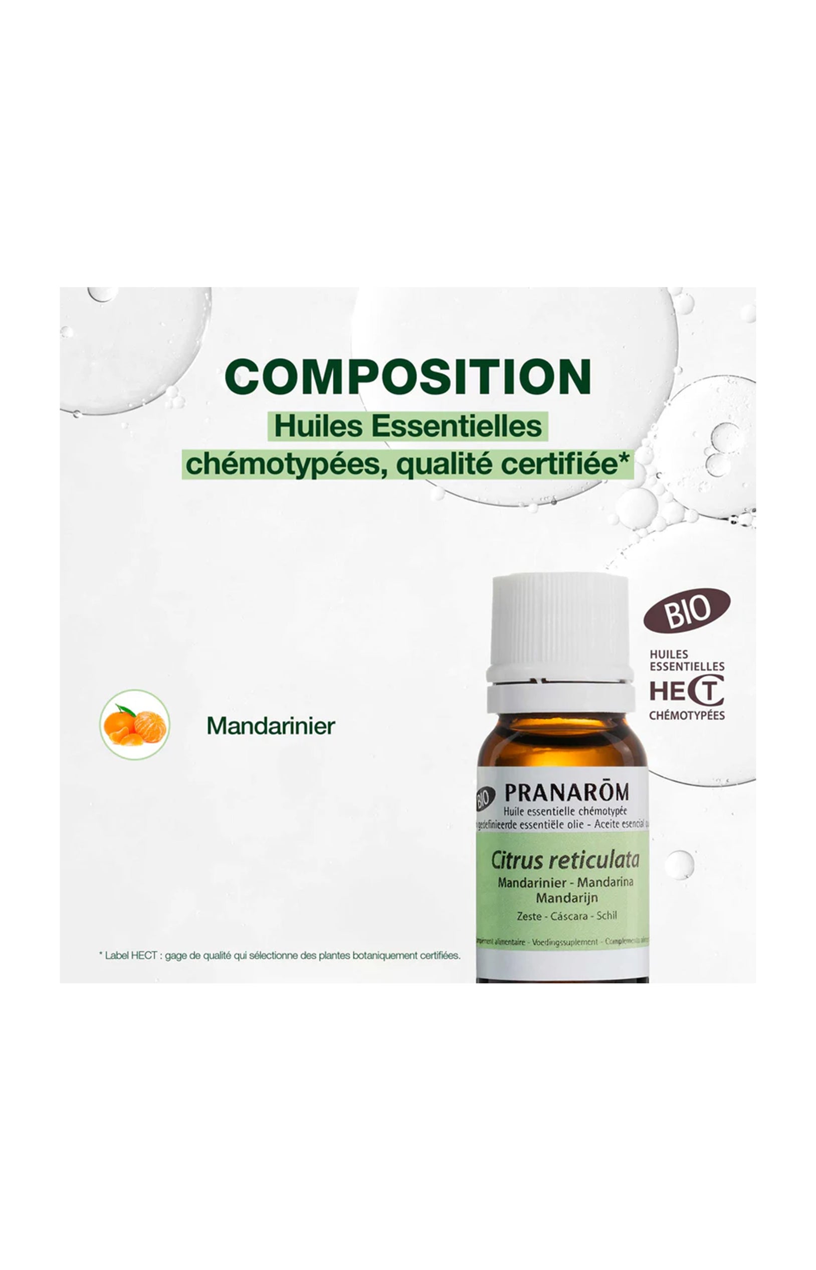 Huile essentielle bio - Mandarinier - 10 ml