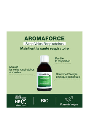 Sirop bio - Aromaforce - Respiration - 150 ml