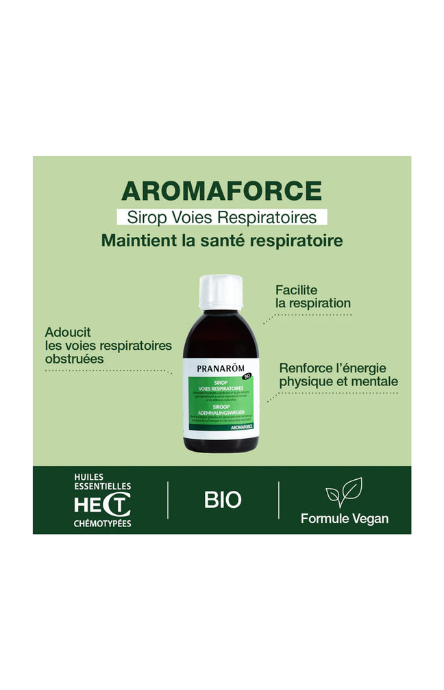 Sirop bio - Aromaforce - Respiration - 150 ml