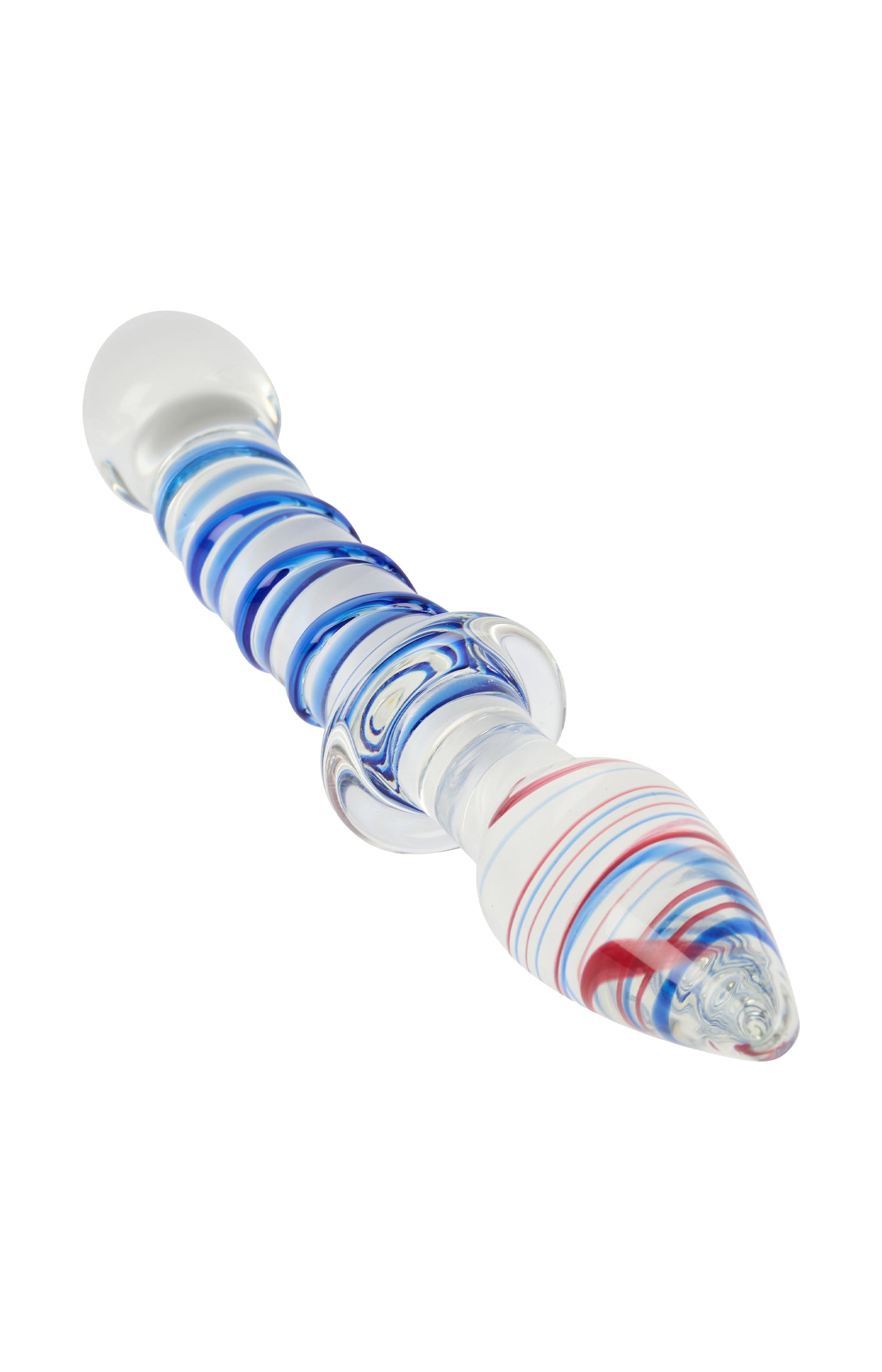 Dildo pénis - Double extrémité en verre