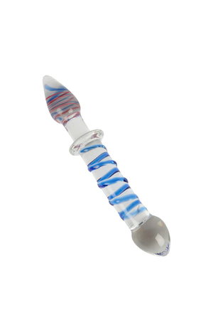 Dildo pénis - Double extrémité en verre