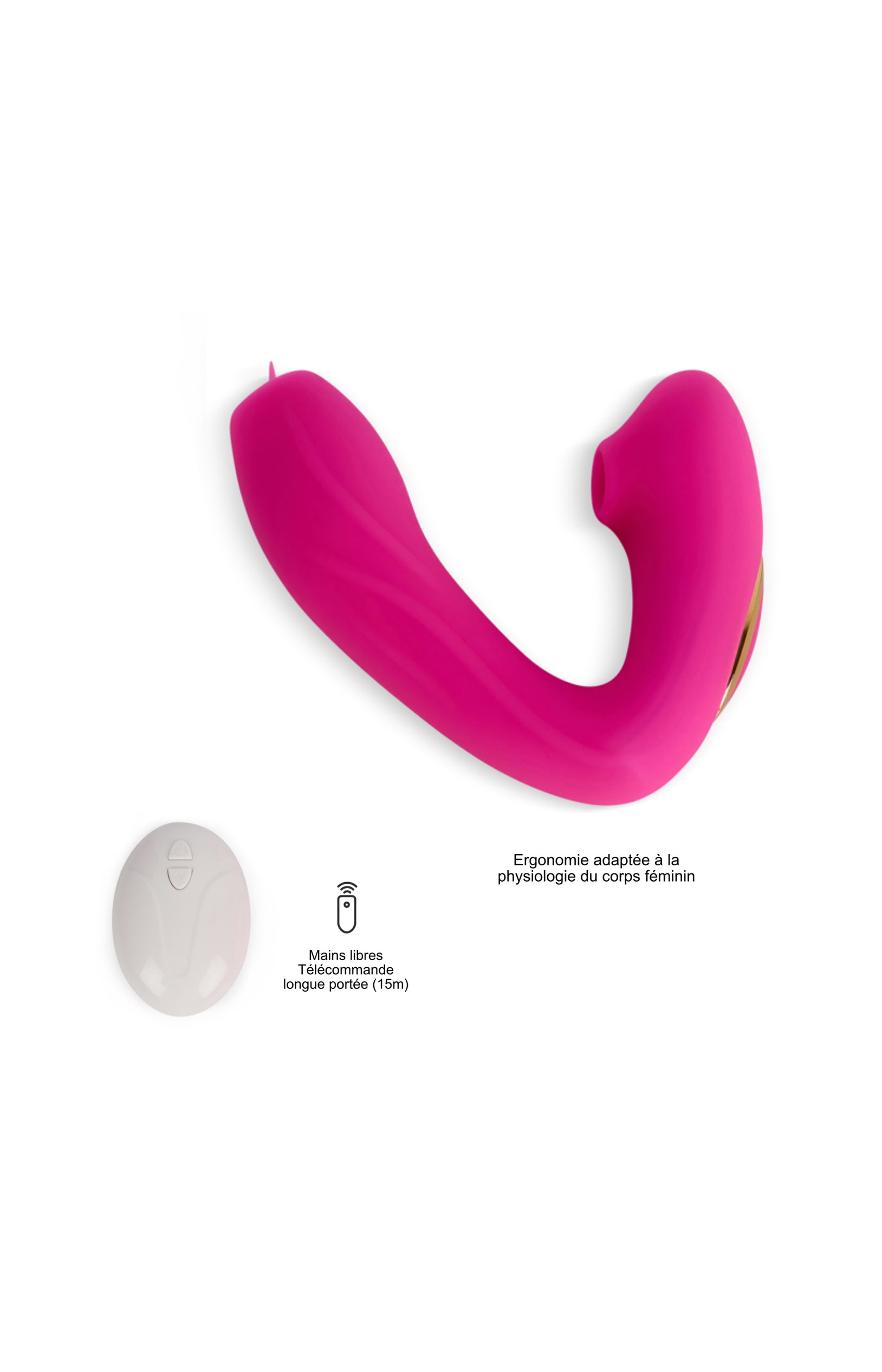 Stimulateur clitoridien et vibromasseur- 20 programmes