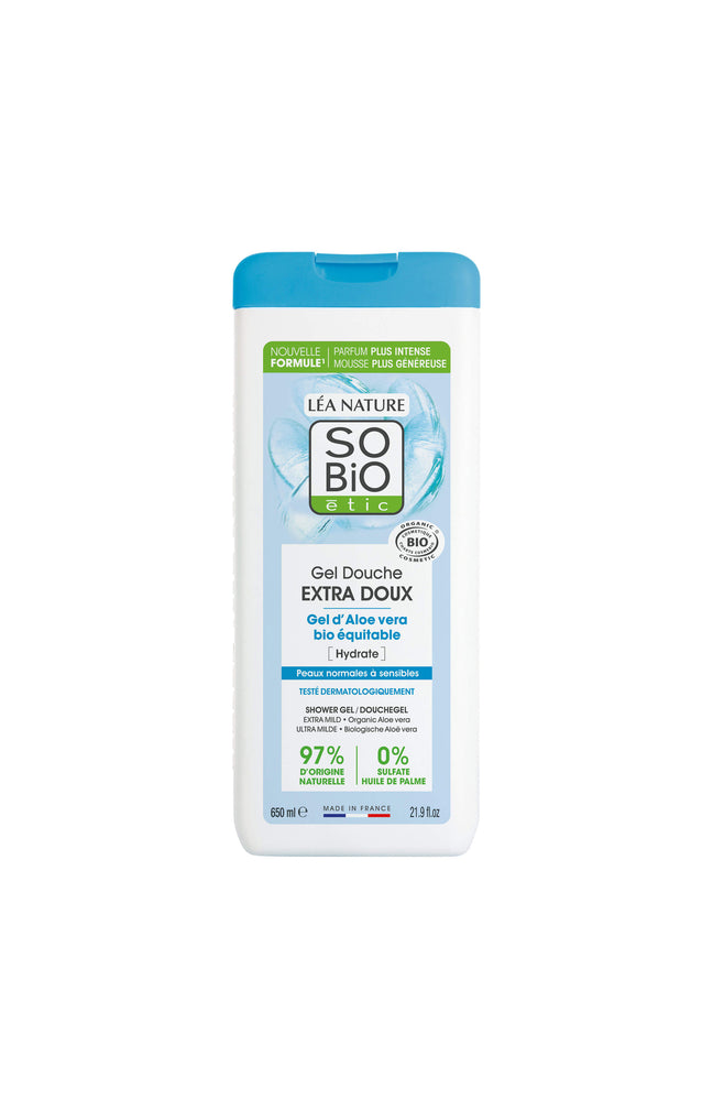 Gel douche extra-doux bio hydratante - Aloe vera
