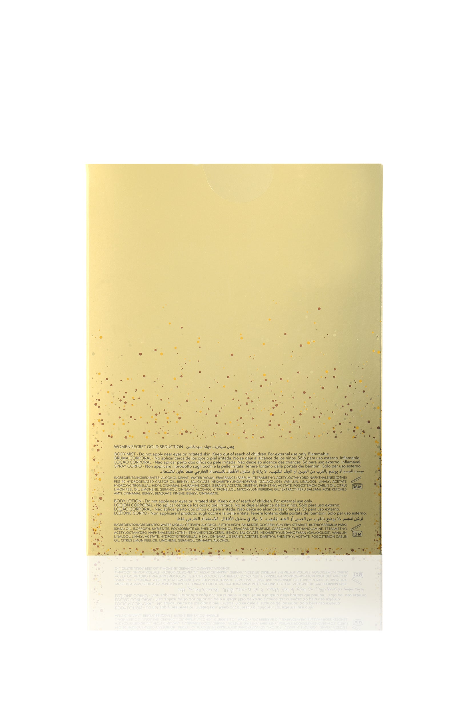 Coffret Gold Seduction Brume parfumée - Gourmand