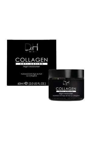 Crème de nuit anti-âge - Collagène, rétinol & acide hyaluronique - Visage - 60 ml