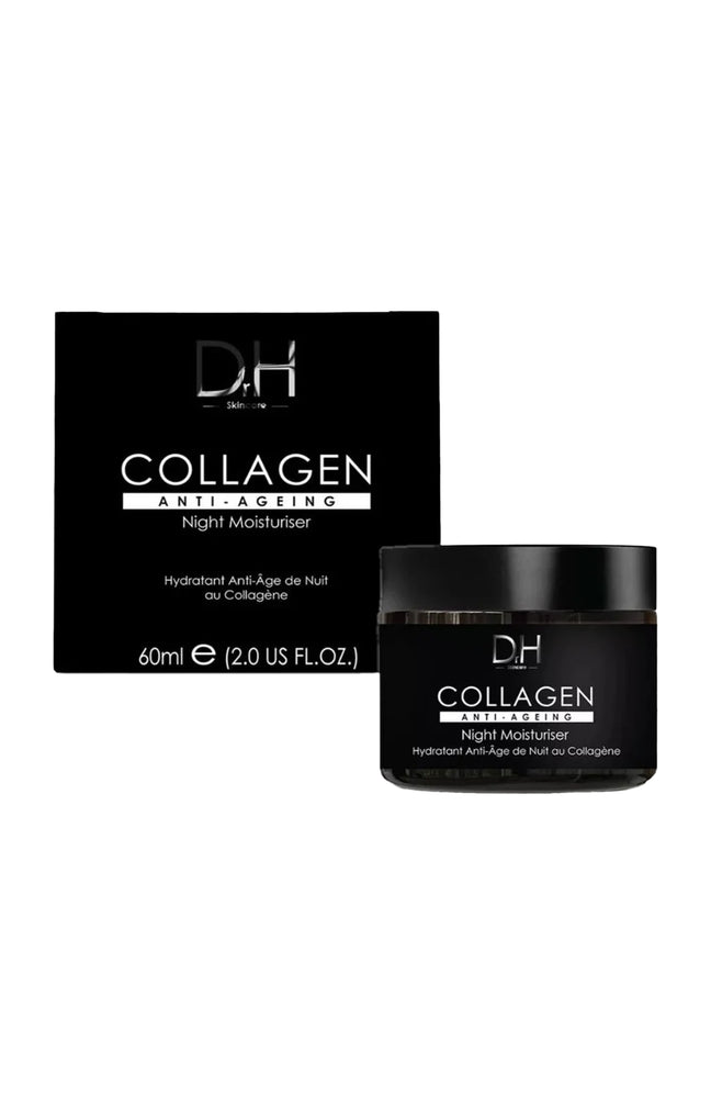 Crème de nuit anti-âge - Collagène, rétinol & acide hyaluronique - Visage - 60 ml