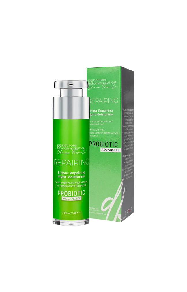 Crème de nuit réparatrice - Probiotiques & aloe vera - Visage - 50 ml