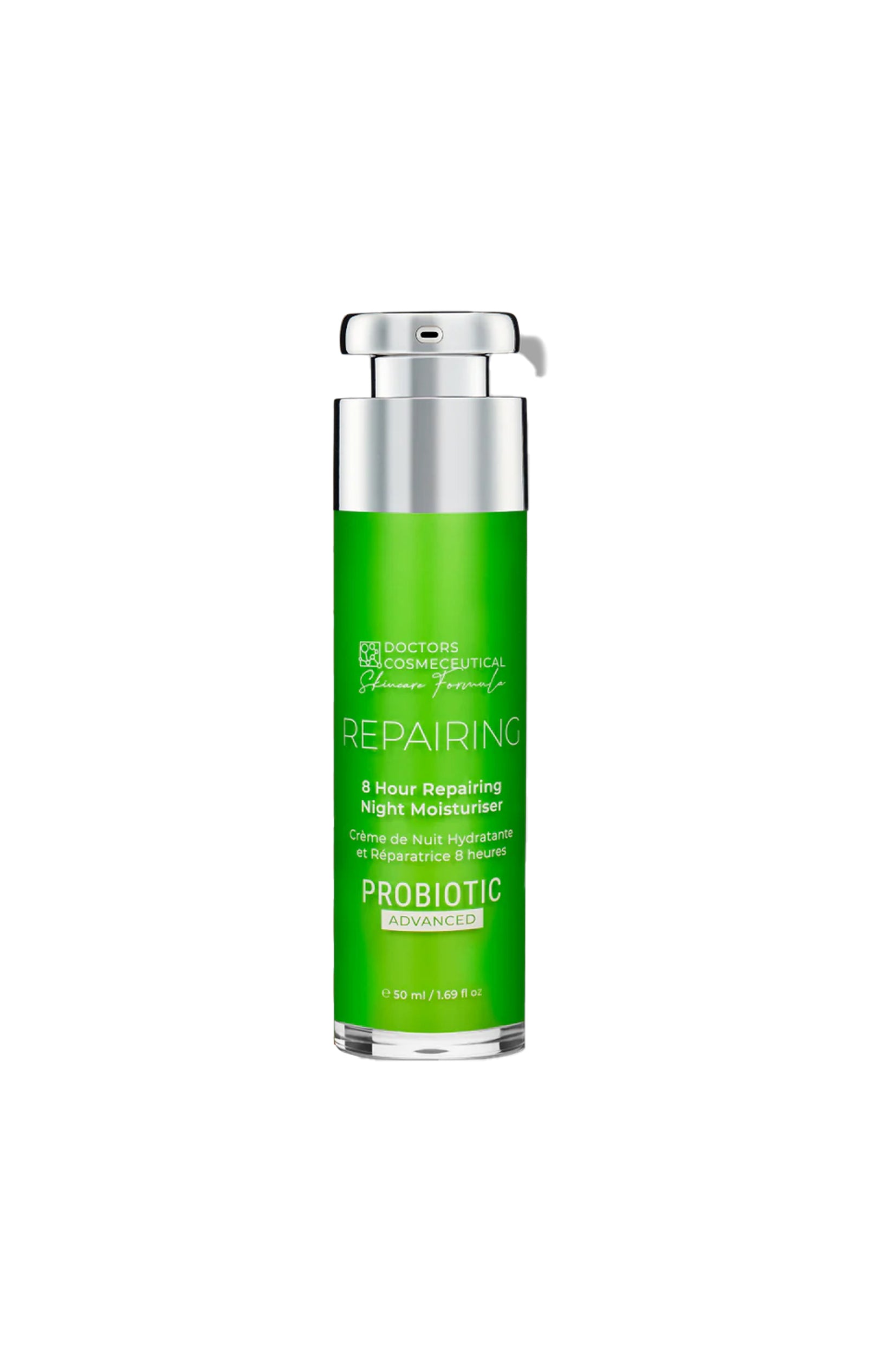 Crème de nuit réparatrice - Probiotiques & aloe vera - Visage - 50 ml