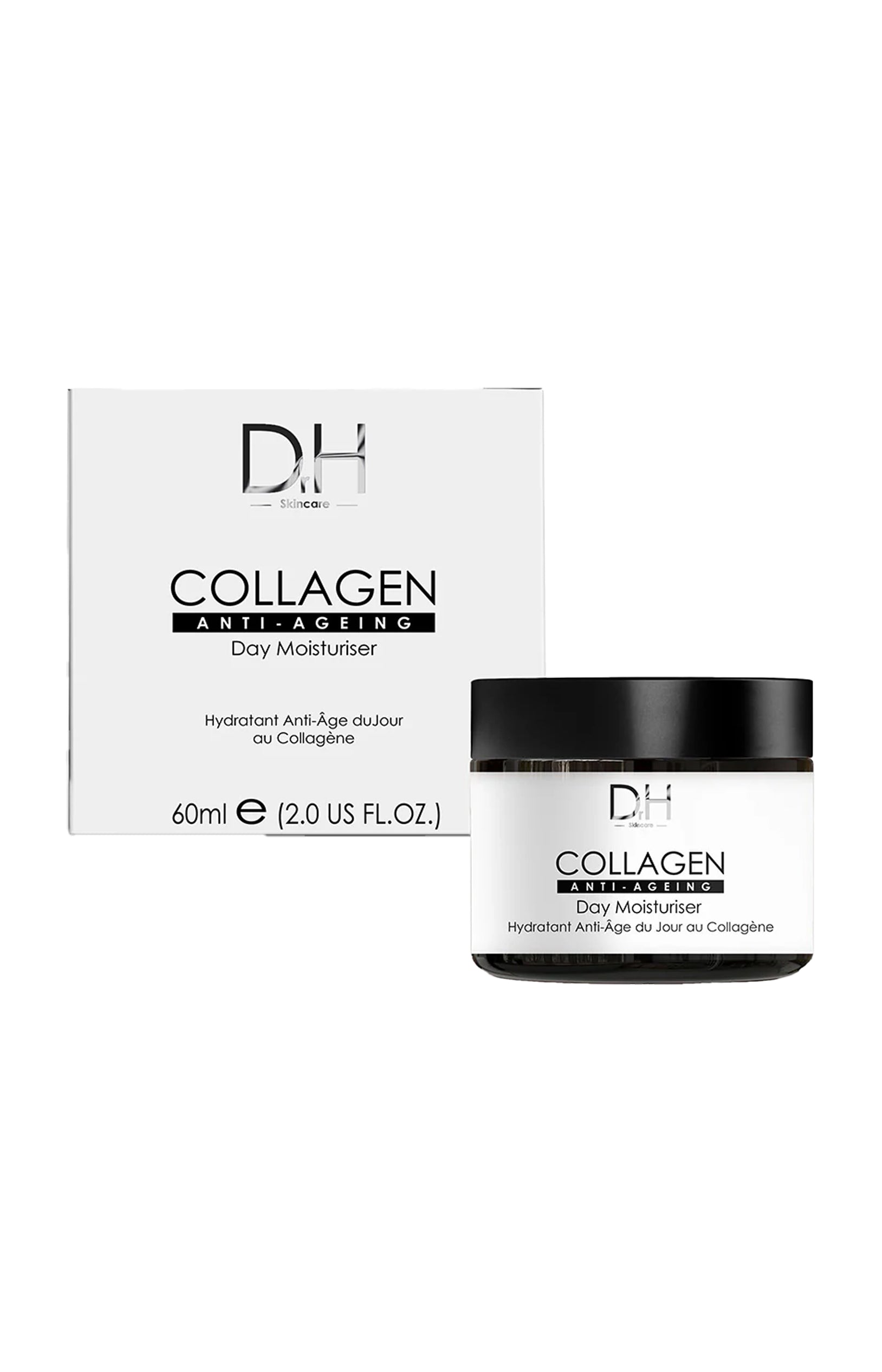 Crème de jour anti-âge - Collagène & acide hyaluronique - Visage - 60 ml