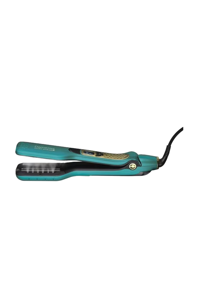 Lisseur professionnel - Plaques titanium - 230°C - Bleu