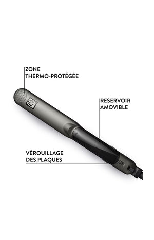 Lisseur vapeur - Plaques céramique - 235°C - Noir