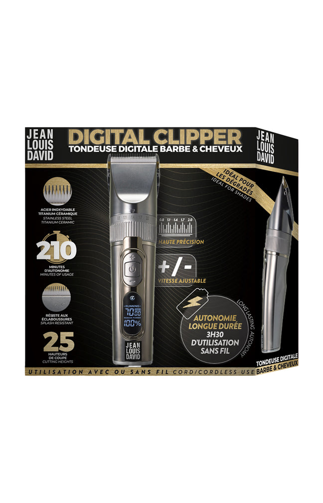 Tondeuse professionnelle 2-en-1 - Cheveux & barbe  - Noir