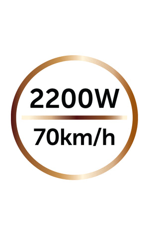 Sèche-cheveux - Eclat Brillance - 2200 W - Noir