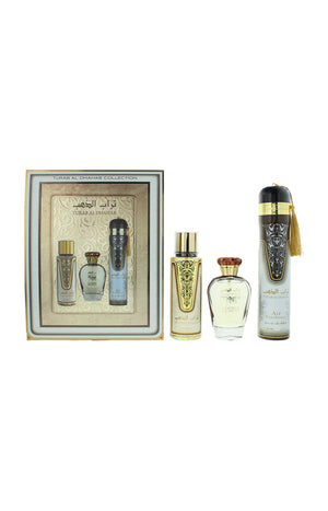 Coffret Turab Al Dhahab Eau de parfum  – Citron vert & Noix de coco – 3 produits