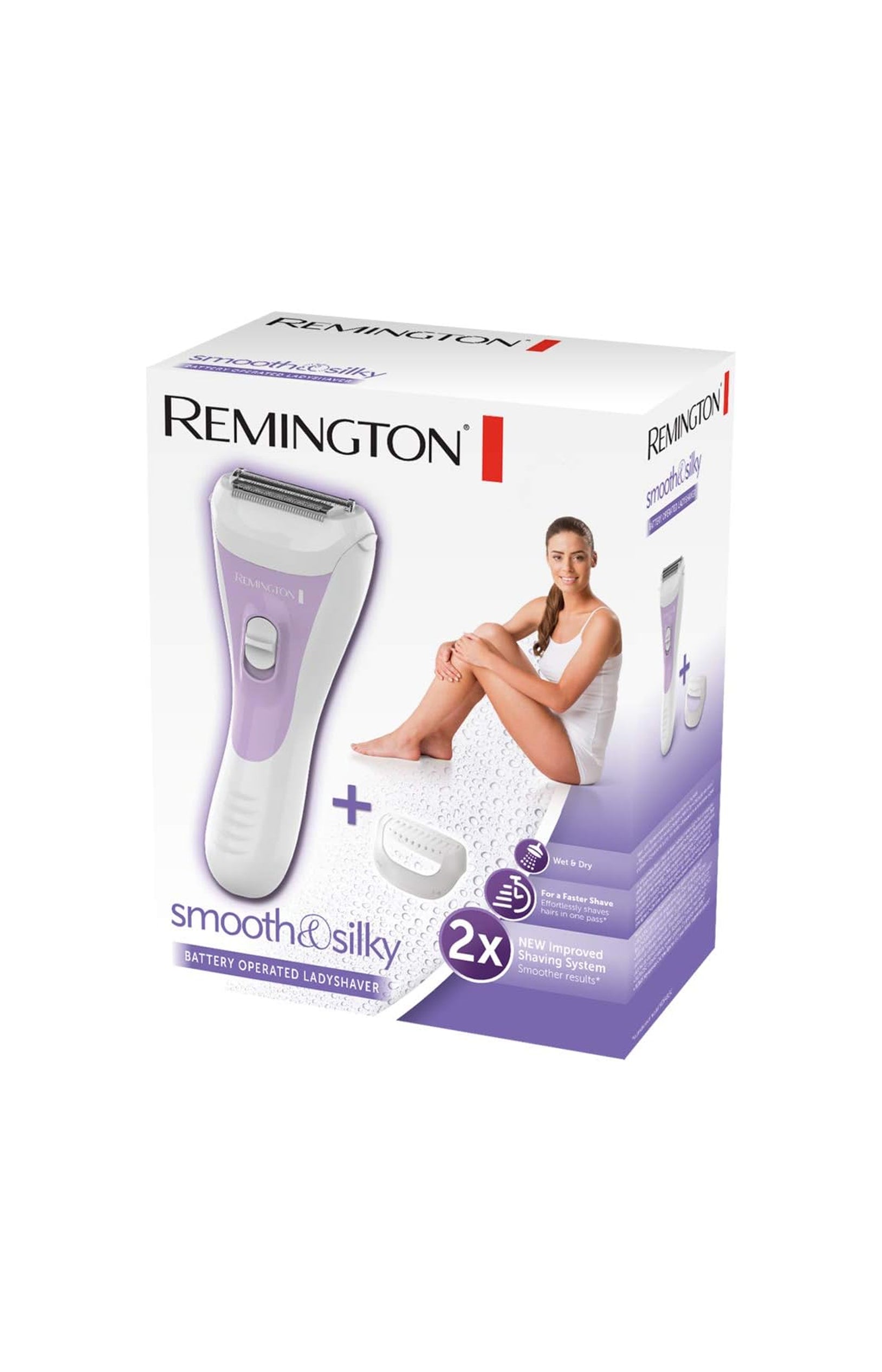 Rasoir - Smooth & Silky - Rose & blanc - Femme