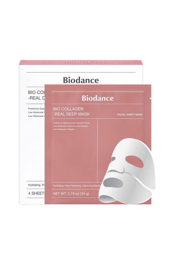 Biodance - Masque revitalisant - Collagène & acide hyaluronique - 4 unités