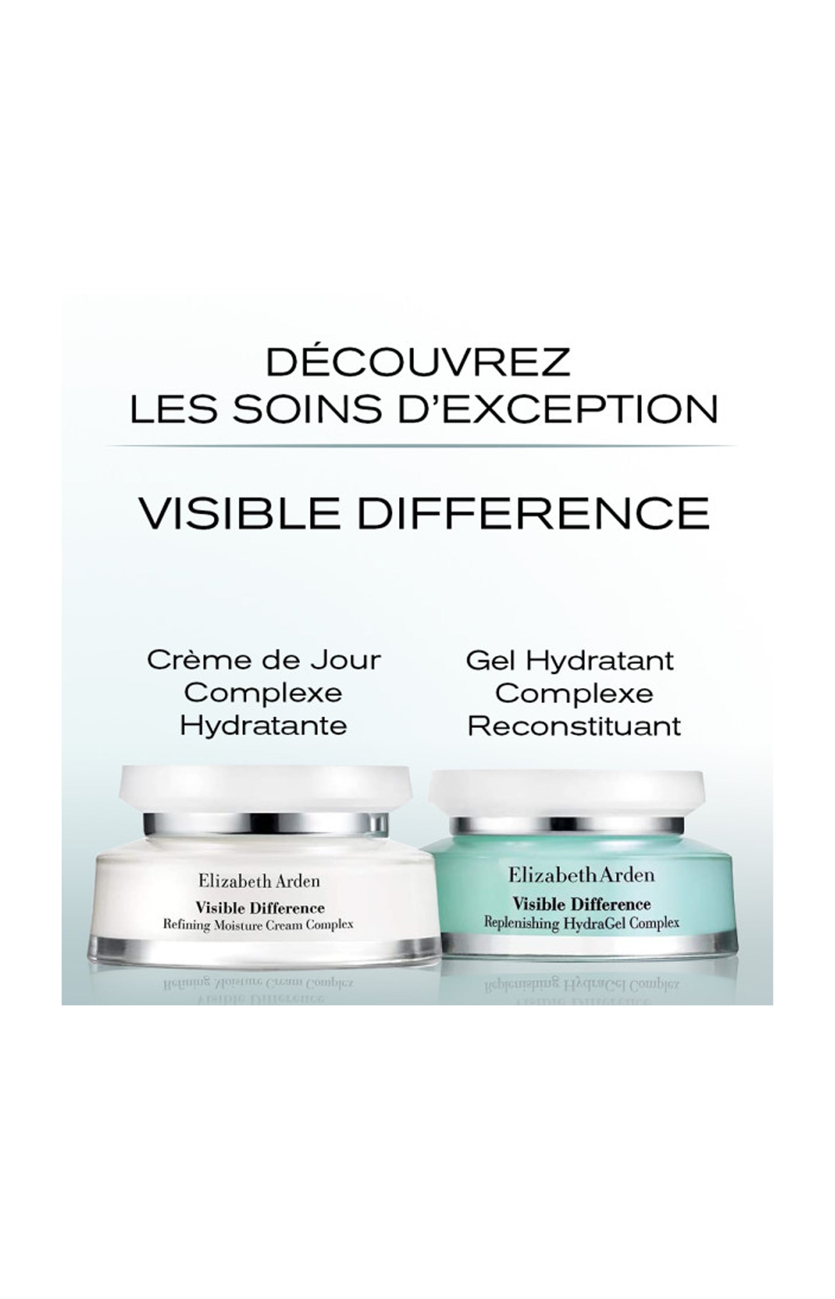 Coffret hydratation crème & gel - Visible Difference - Visage – 2 × 75 ml