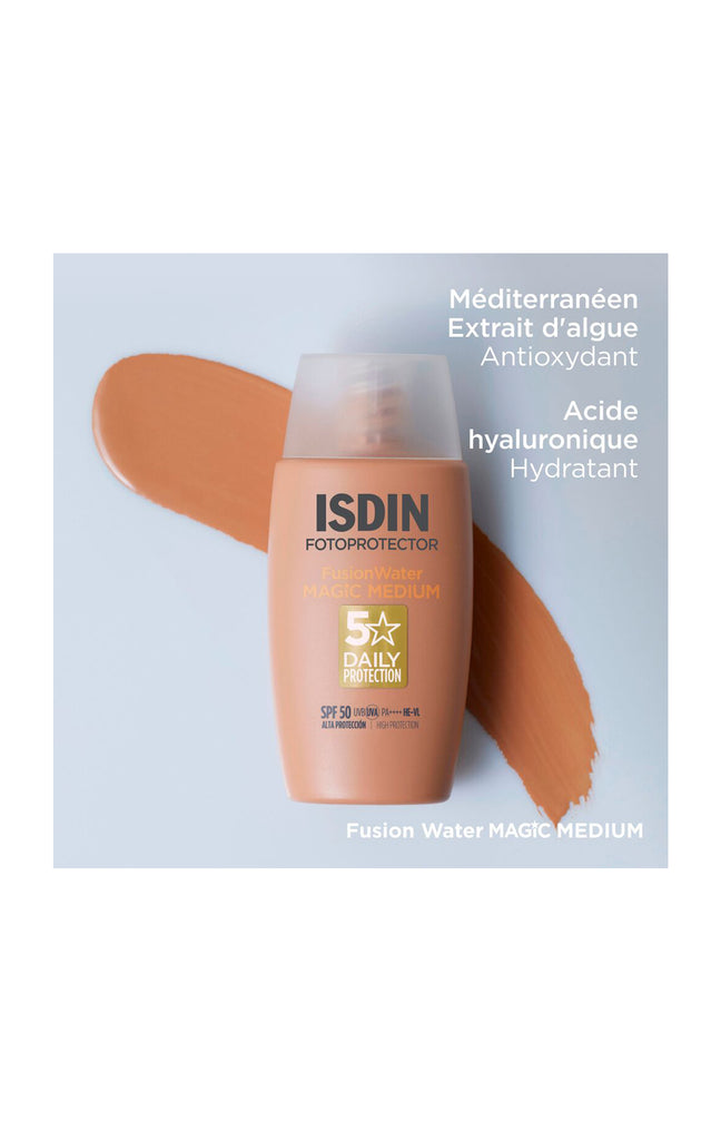 Fluide solaire teinté SPF 50 - Magic Medium - Visage - 50 ml