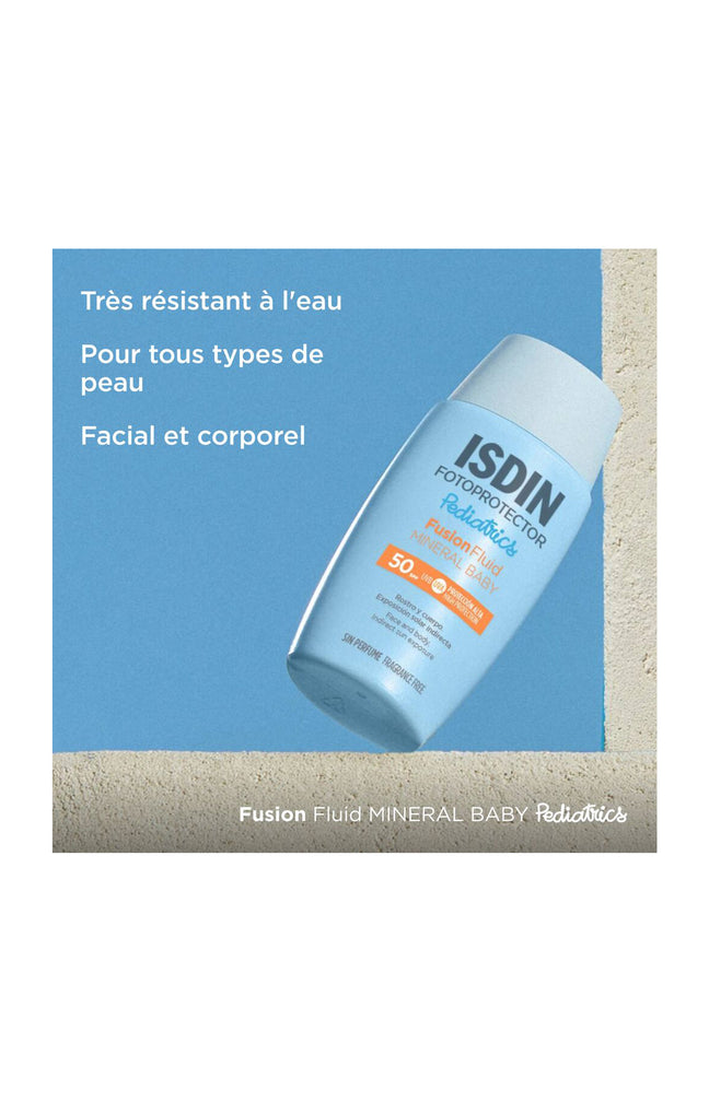 Fluide solaire minéral SPF 50 - Pediatrics Mineral Baby - Visage & corps - 50 ml - Enfant