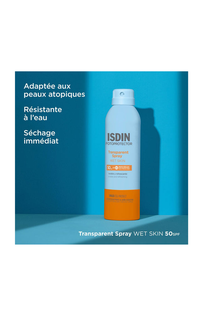 Spray solaire transparent SPF 50 - Wet Skin - Corps - 250 ml
