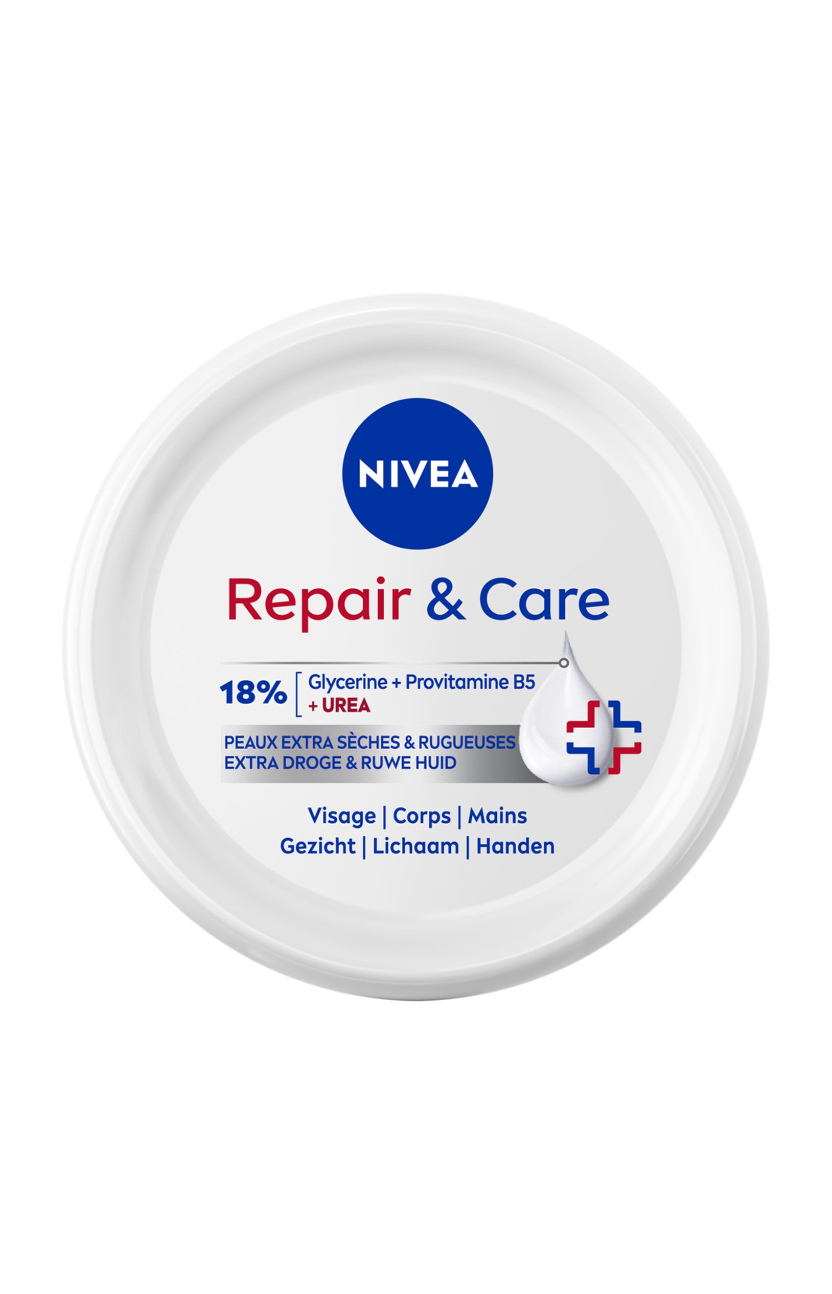 Crème nourrissante - Repair & Care - Peaux extra sèches - Visage & corps - 400 ml