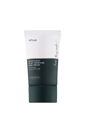 Anua - Crème solaire SPF 50+ - Heartleaf - Peaux sensibles - 50 ml
