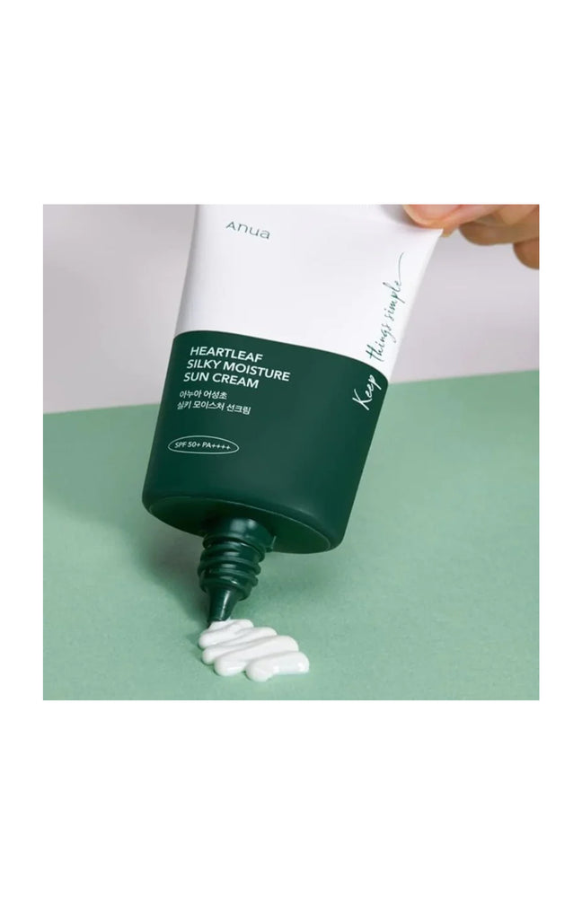Anua - Crème solaire SPF 50+ - Heartleaf - Peaux sensibles - 50 ml