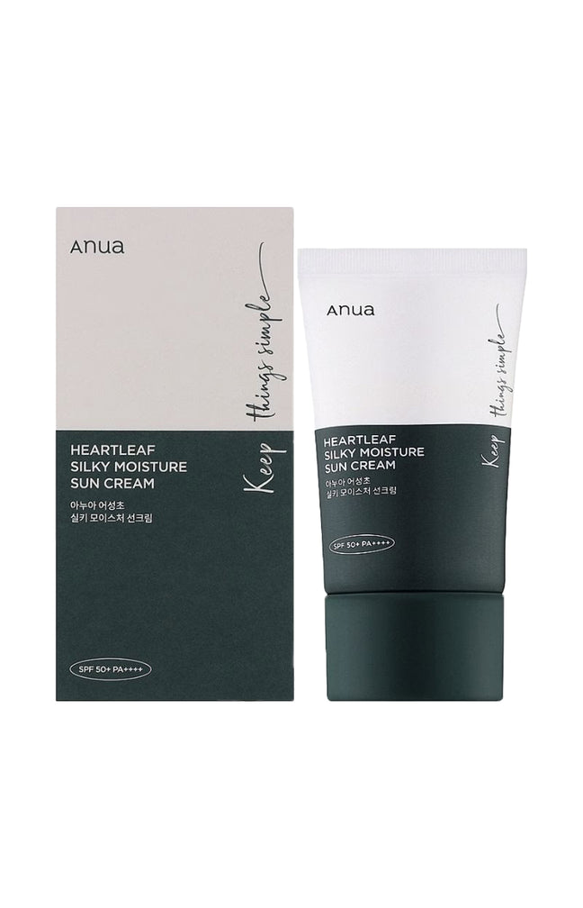 Anua - Crème solaire SPF 50+ - Heartleaf - Peaux sensibles - 50 ml