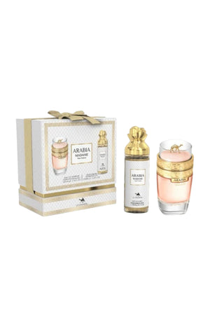 Coffret Arabia Madame – Eau de parfum & Brume parfumée – Oriental floral – 2 x 100 ml