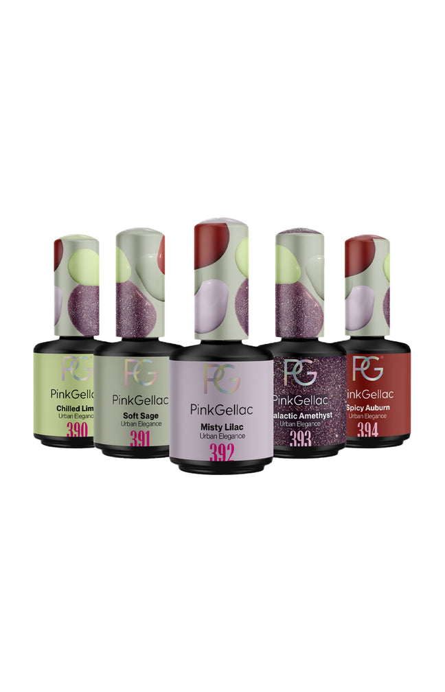 Coffret vernis semi-permanents - Urban Elegance - 5 x 10 ml