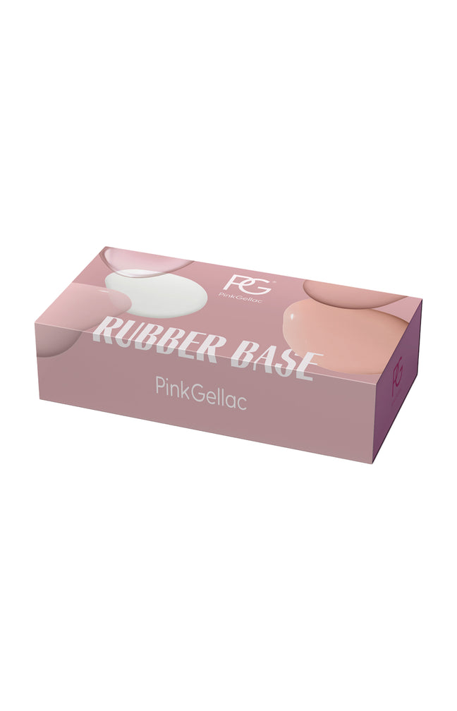 Coffret vernis semi-permanent – Rubber Base – 4 x 15 ml