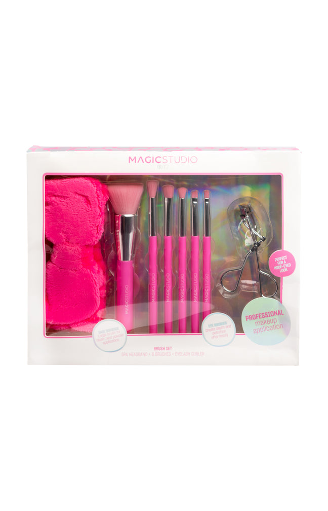 Coffret accessoires maquillage - Glow - 8 pièces