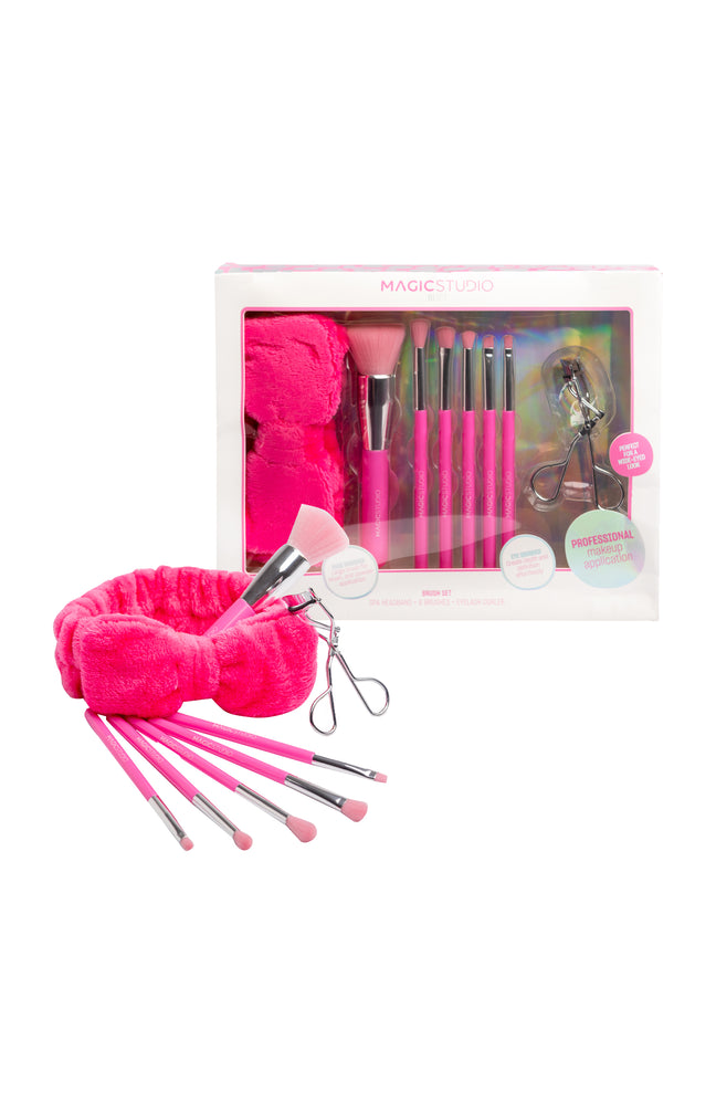 Coffret accessoires maquillage - Glow - 8 pièces