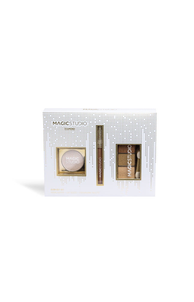 Coffret maquillage - Diamond - Teint, yeux & lèvres - 3 produits