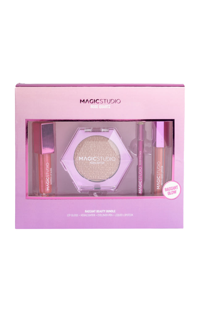 Coffret maquillage - Rose Quartz - Teint & lèvres - 4 produits