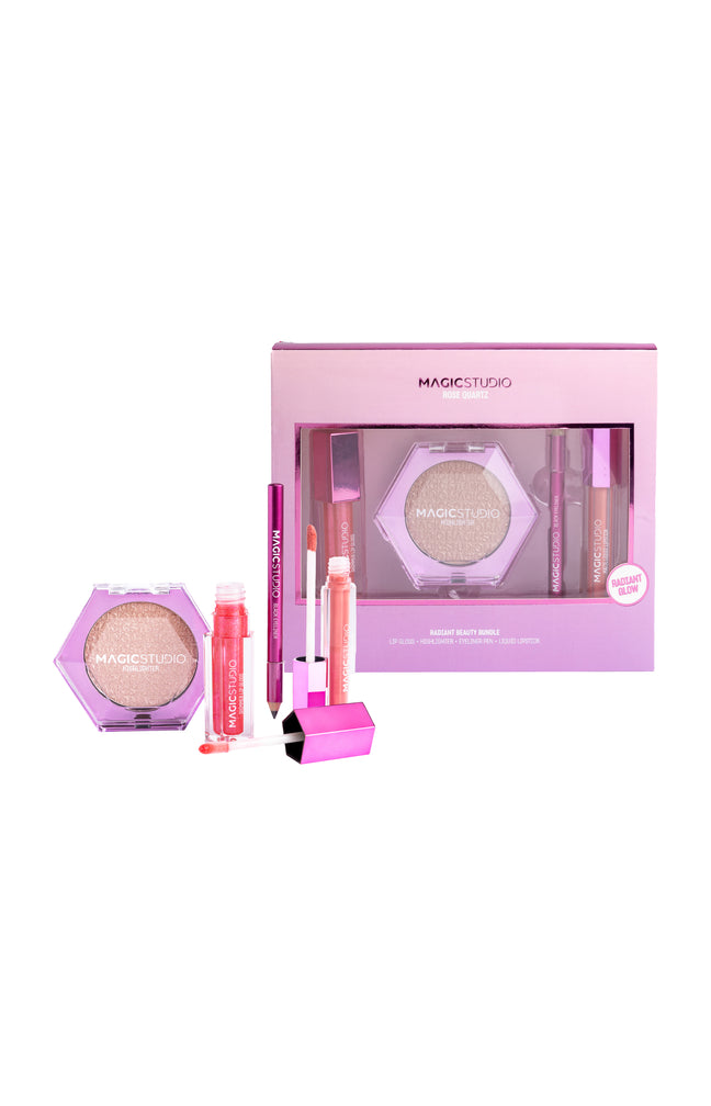 Coffret maquillage - Rose Quartz - Teint & lèvres - 4 produits