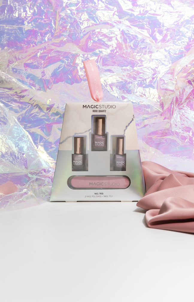 Coffret manucure - Rose Quartz - Ongles - 4 produits