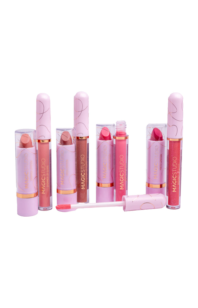 Coffret maquillage - Coquette - Lèvres - 8 produits