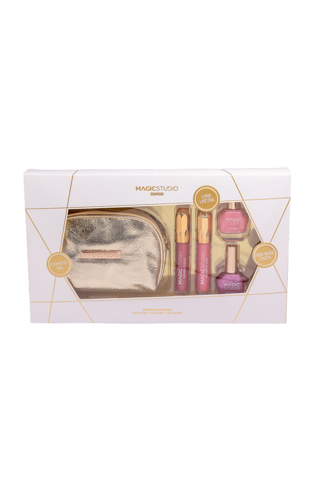 Coffret maquillage - Diamond - Lèvres & ongles - 5 produits