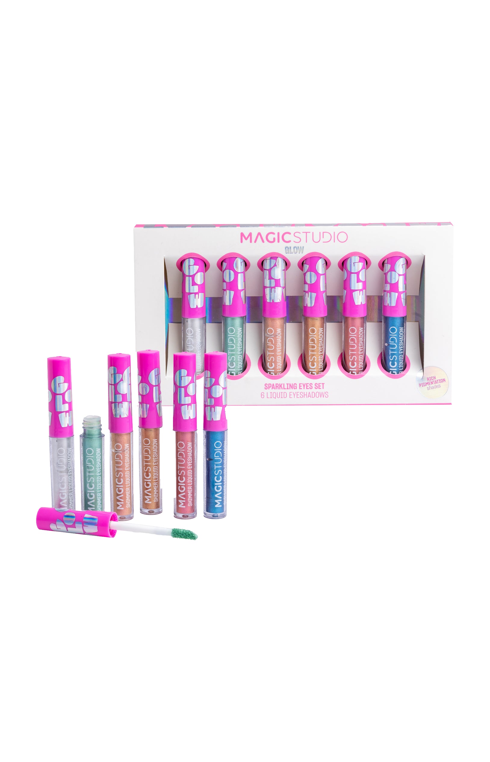 Coffret regard - Sparkling - 6 ombres à paupières liquides