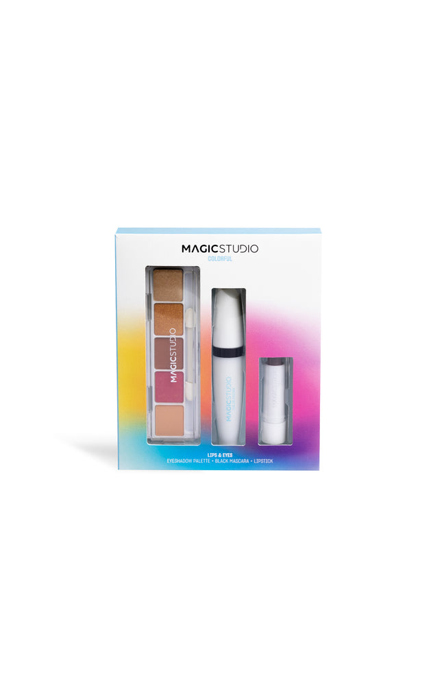 Coffret maquillage - Colorful - Yeux & lèvres - 3 produits