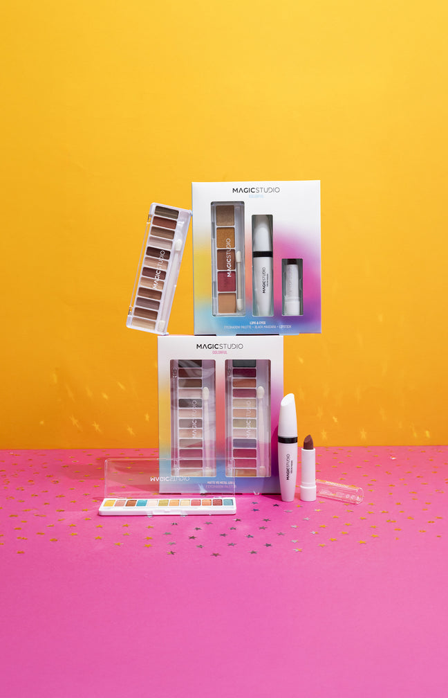 Coffret maquillage - Colorful - Yeux & lèvres - 3 produits