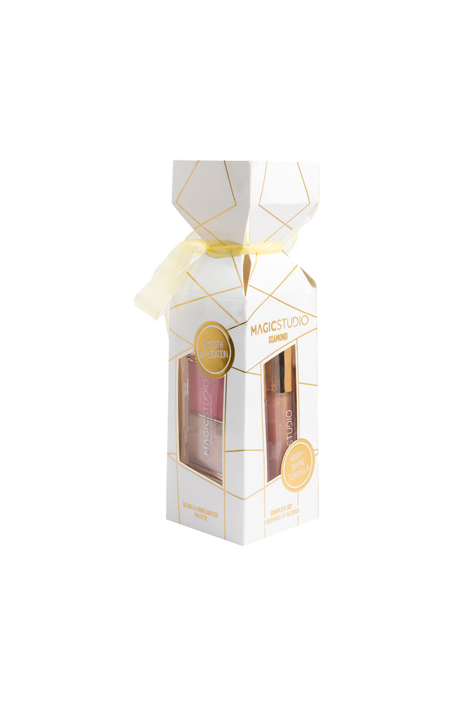 Coffret maquillage - Diamond - Teint, yeux & lèvres - 5 produits